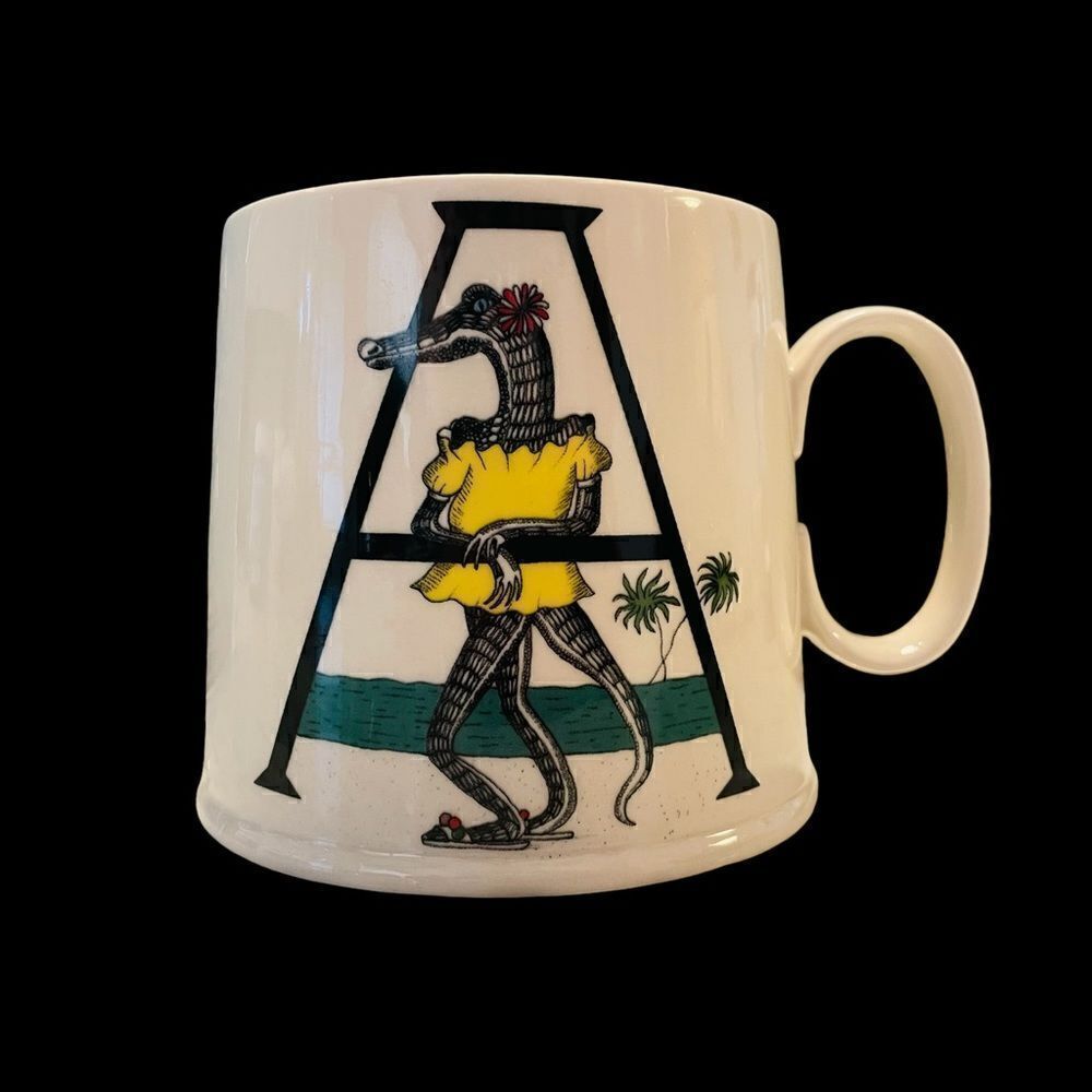 Anthropologie Florence Balducci A Alligator Mug
